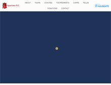 Tablet Screenshot of laspartansfc.com